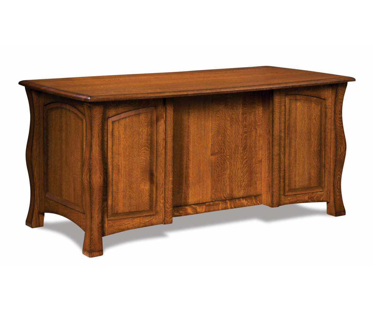 Reno Curved Top Desk Heritage Amish Furniture