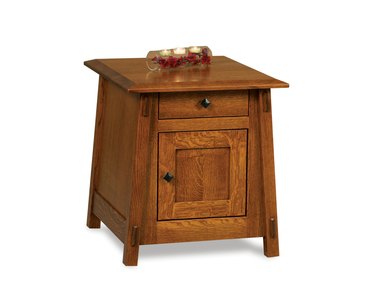 Colbran Enclosed End Table Heritage Amish Furniture