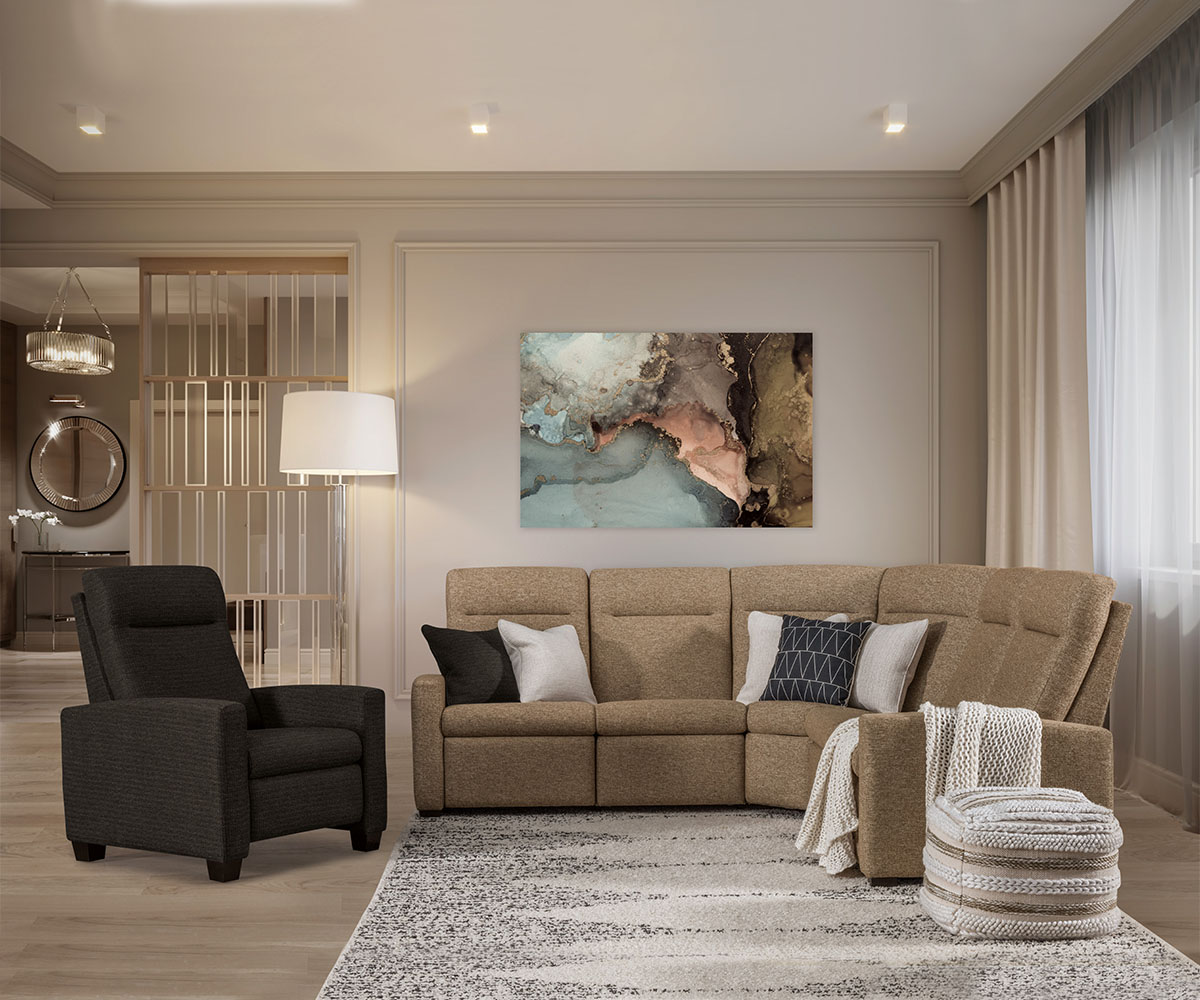 Harmony Wallhugger Loveseat Recliner 4 Harmony Wallhugger Loveseat Recliner - Image 4