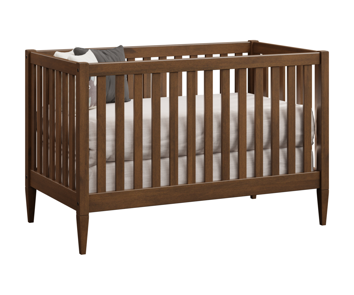 Solid-wood convertible crib, furniture that grows with your family.
