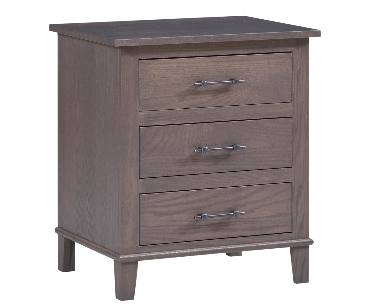 Hamilton Three Drawer Nightstand 1 Hamilton Three Drawer Nightstand
