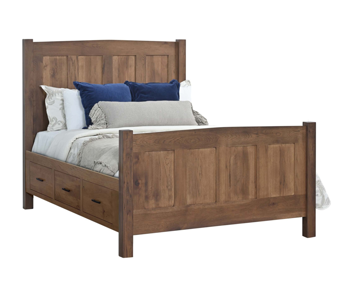 Elizabeth Lockwood Panel Bed With Drawer Units 1 Elizabeth Lockwood Panel Bed With Drawer Units
