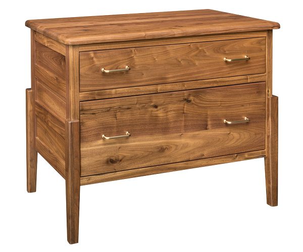 Century File Cabinet w/1 File Drawer & 1 Storage Drawer