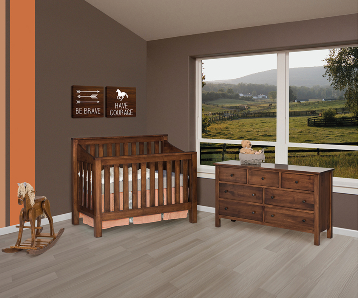 Mission Slat Crib 4 Mission Slat Crib - Image 4