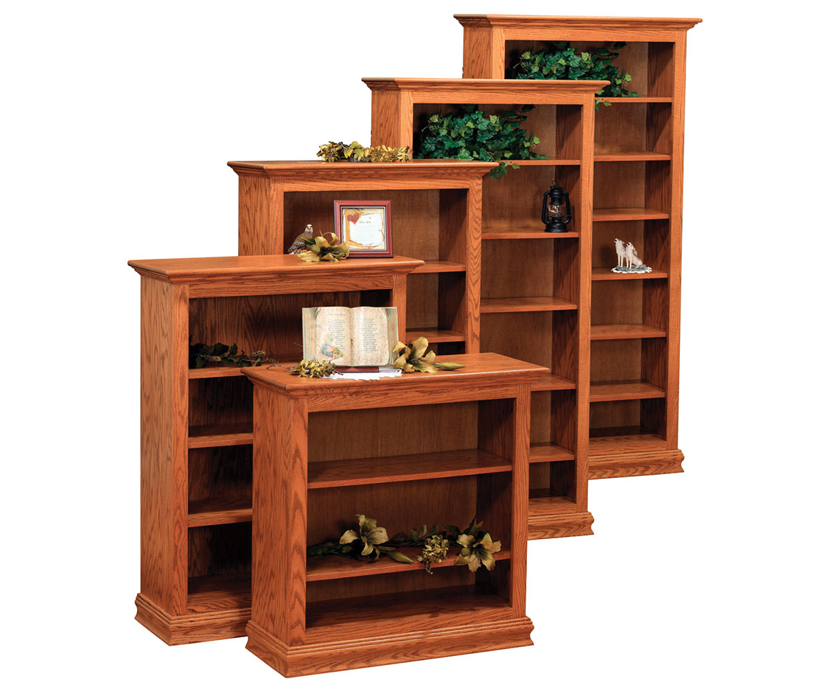 Traditional Open Bookcases 1 Traditional Open Bookcases