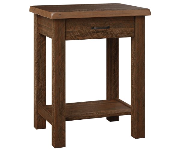 Reclaimed Post Mission 1 Drawer Open Nightstand
