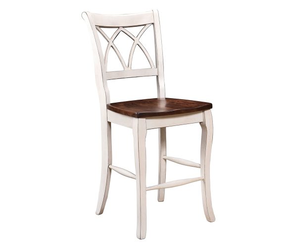 Double X Back 24" Bar Chair