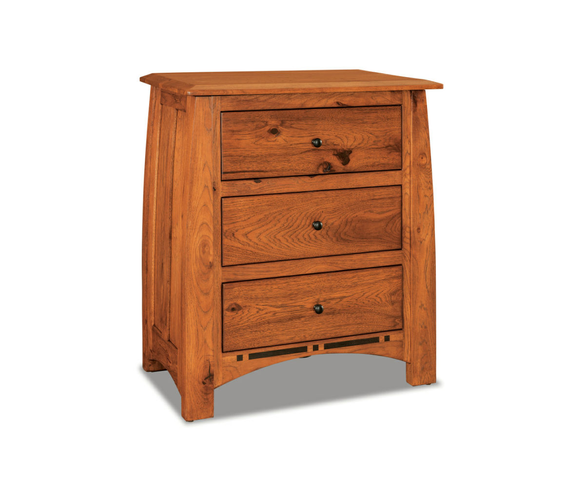 Boulder Creek 3 Drawer Nightstand 1 Boulder Creek 3 Drawer Nightstand