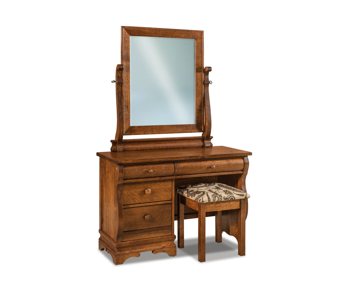 Chippewa Sleigh 4 Drawer Vanity Dresser 1 Chippewa Sleigh 4 Drawer Vanity Dresser