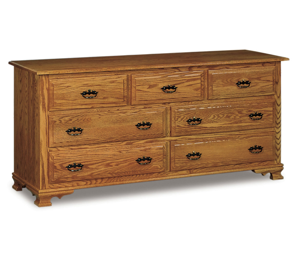 Heritage 7 Drawer Dresser - 72"W 1 Heritage 7 Drawer Dresser - 72"W