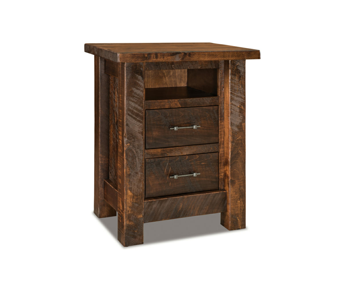 Houston 2 Drawer Open Nightstand 1 Houston 2 Drawer Open Nightstand