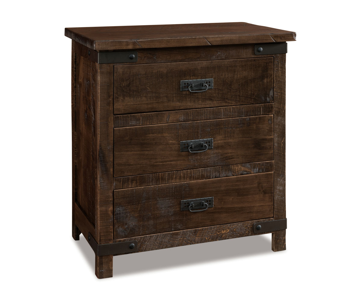 Ironwood 3 Drawer Nightstand 1 Ironwood 3 Drawer Nightstand