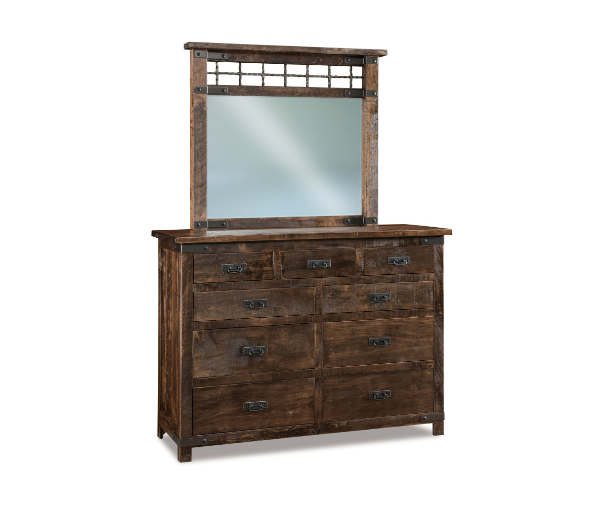 Ironwood 9 Drawer Dresser - 59"W 1 Ironwood 9 Drawer Dresser - 59"W