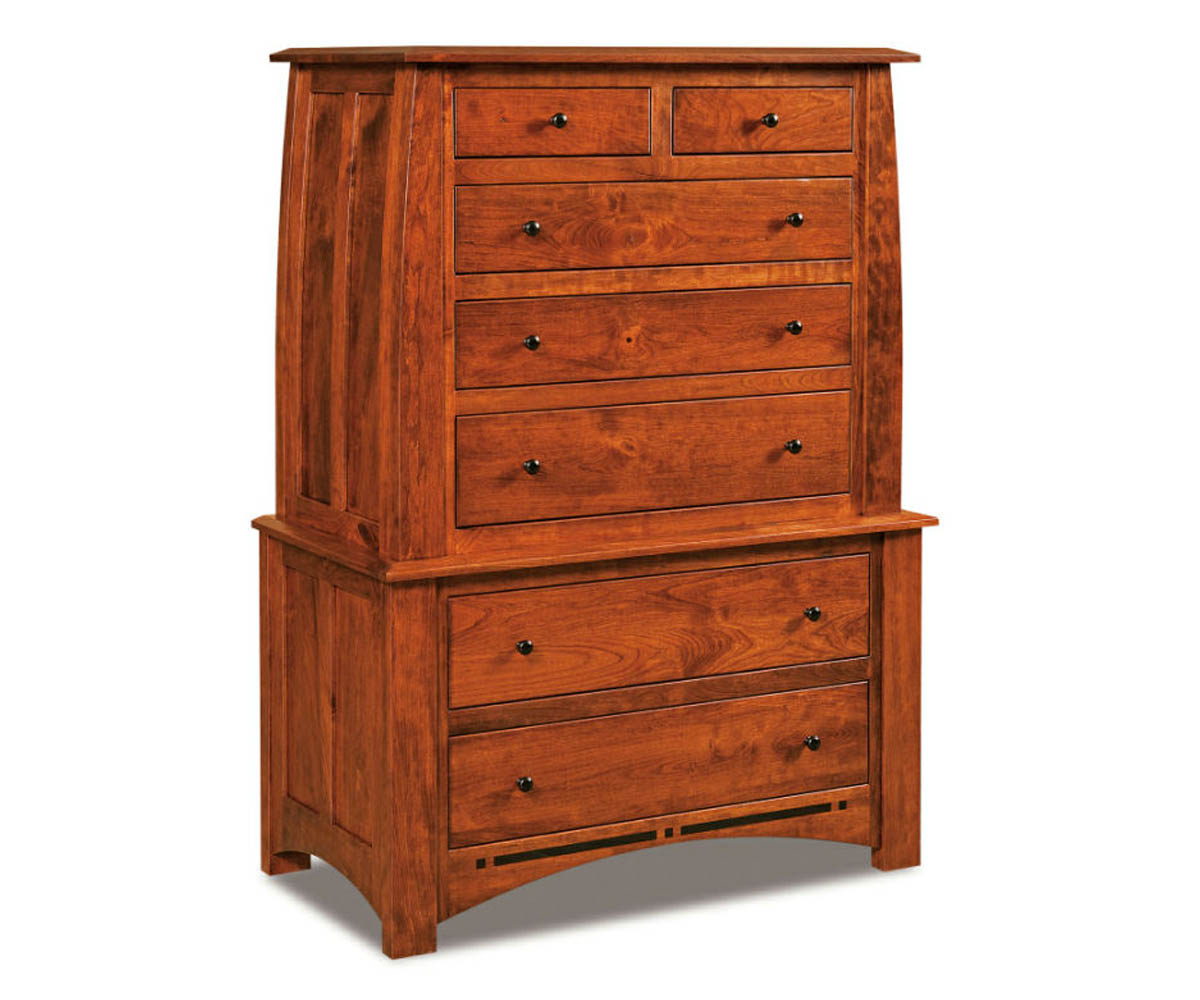 Boulder Creek 7 Drawer Chest On Chest 1 Boulder Creek 7 Drawer Chest On Chest