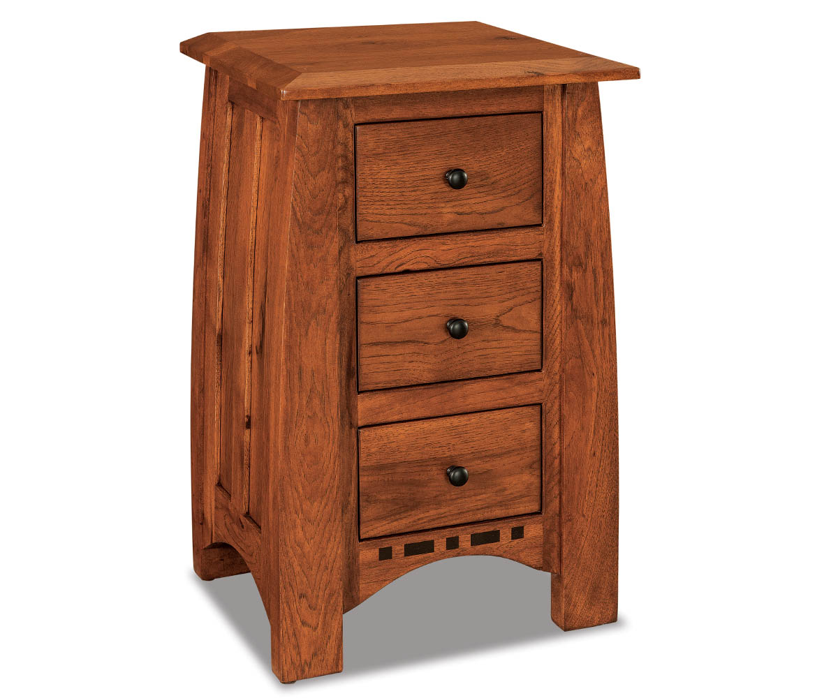 Boulder Creek 3 Drawer Nightstand 1 Boulder Creek 3 Drawer Nightstand