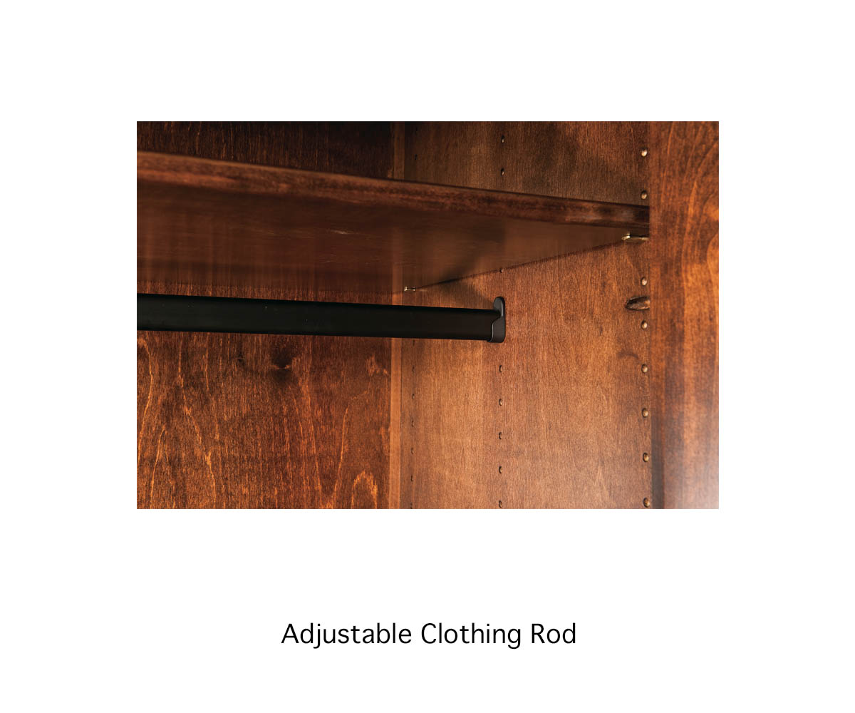 Old Classic Sleigh Wardrobe Armoire 2 Old Classic Sleigh Wardrobe Armoire - Image 2