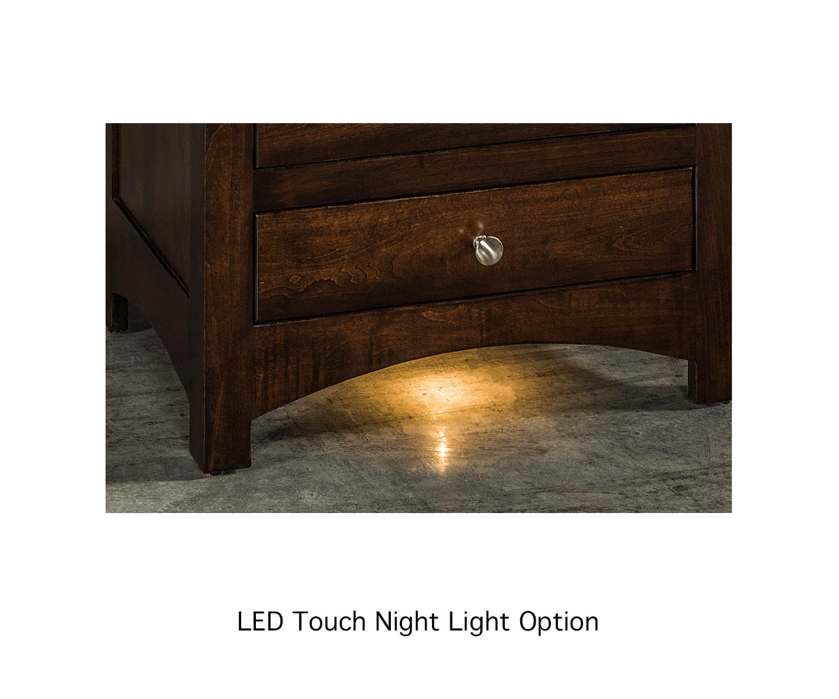 Dumont 1 Drawer 2 Door Nightstand 5 Dumont 1 Drawer 2 Door Nightstand - Image 5