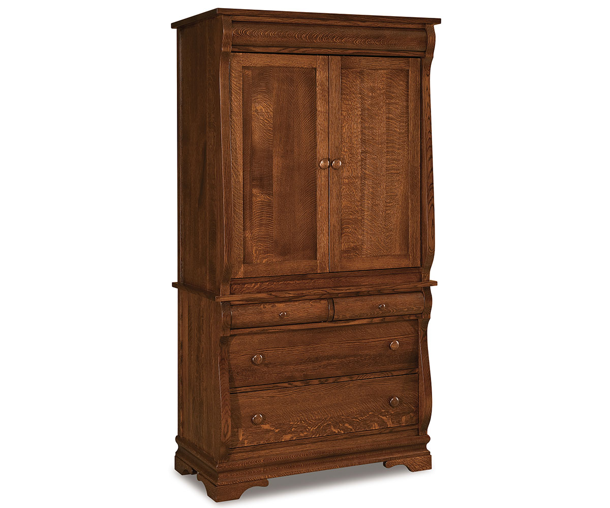 Chippewa Sleigh Armoire - 37¾"W 1 Chippewa Sleigh Armoire - 37¾"W