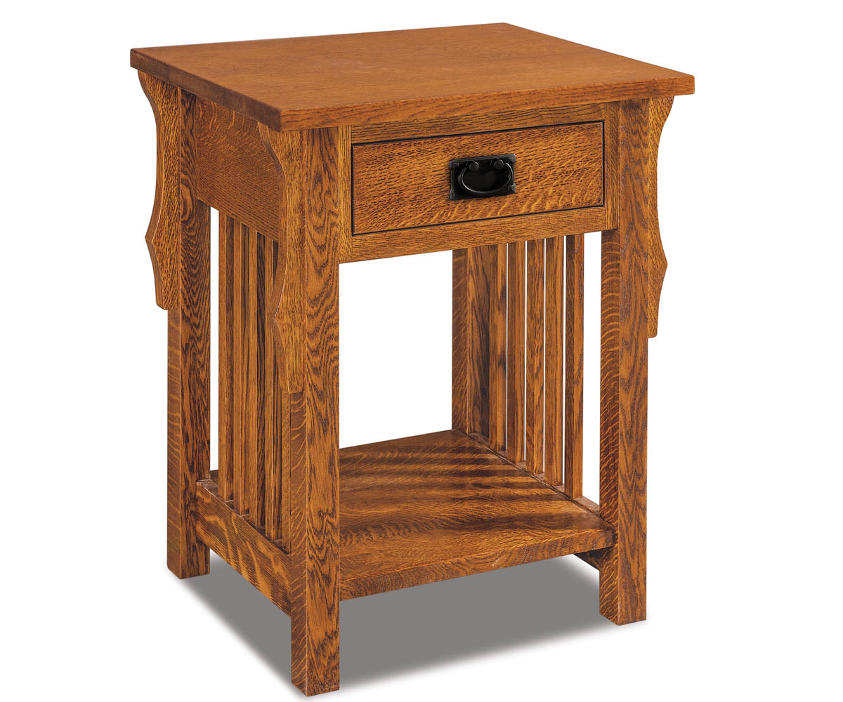 Stick Mission 1 Drawer Nightstand 1 Stick Mission 1 Drawer Nightstand