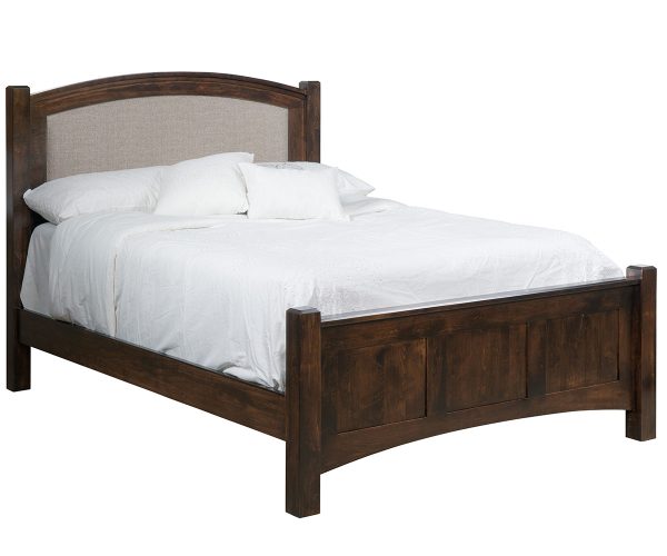 Finland Bed with Fabric Headboard