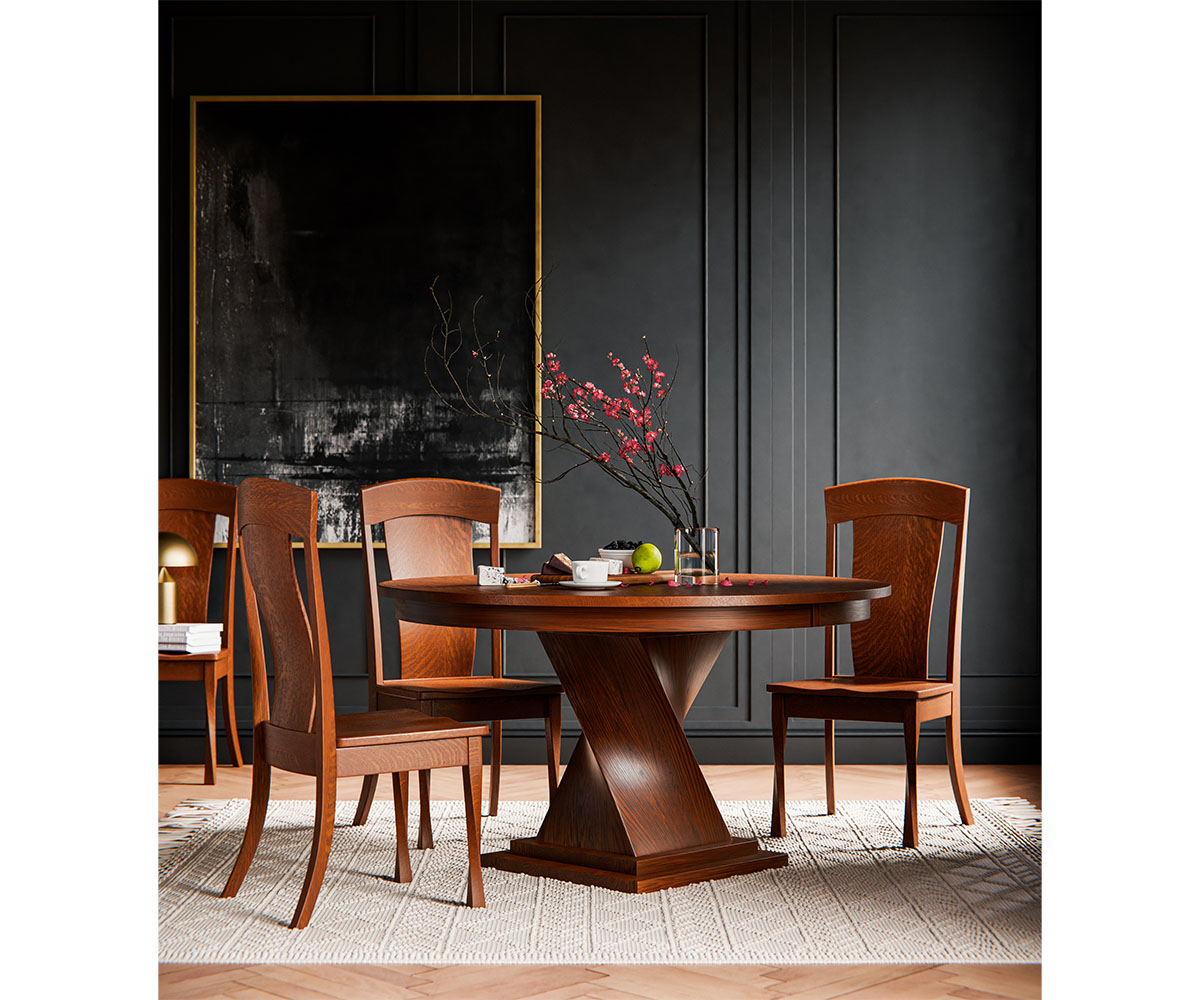 Lexington Single Pedestal Table 4 Lexington Single Pedestal Table - Image 4