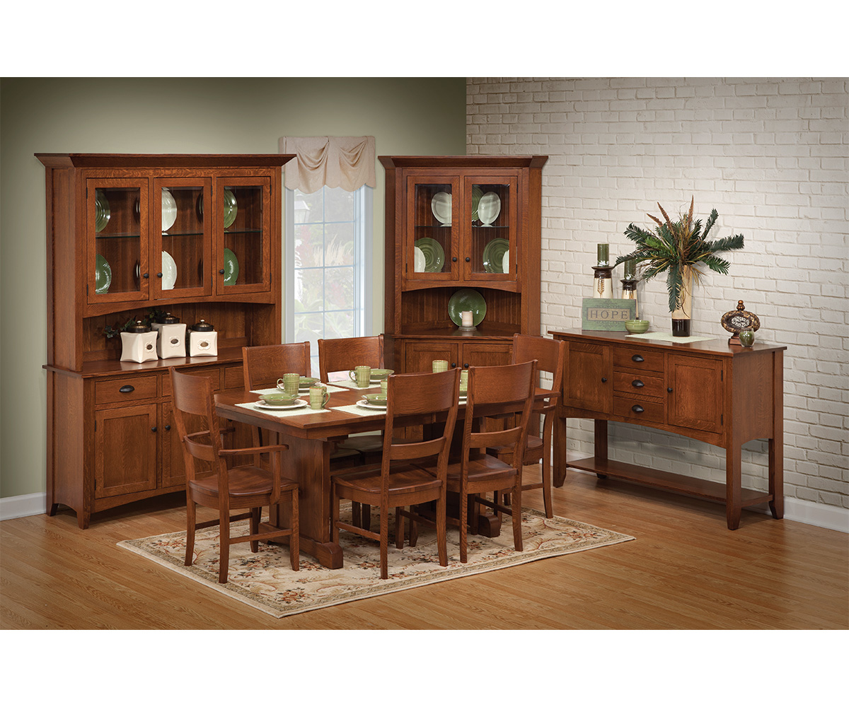 Sara Ann Corner Hutch 2 Sara Ann Corner Hutch - Image 2