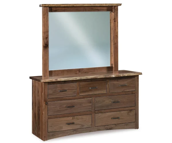 Bedroom 48 Live Wood 7 Drawer Dresser