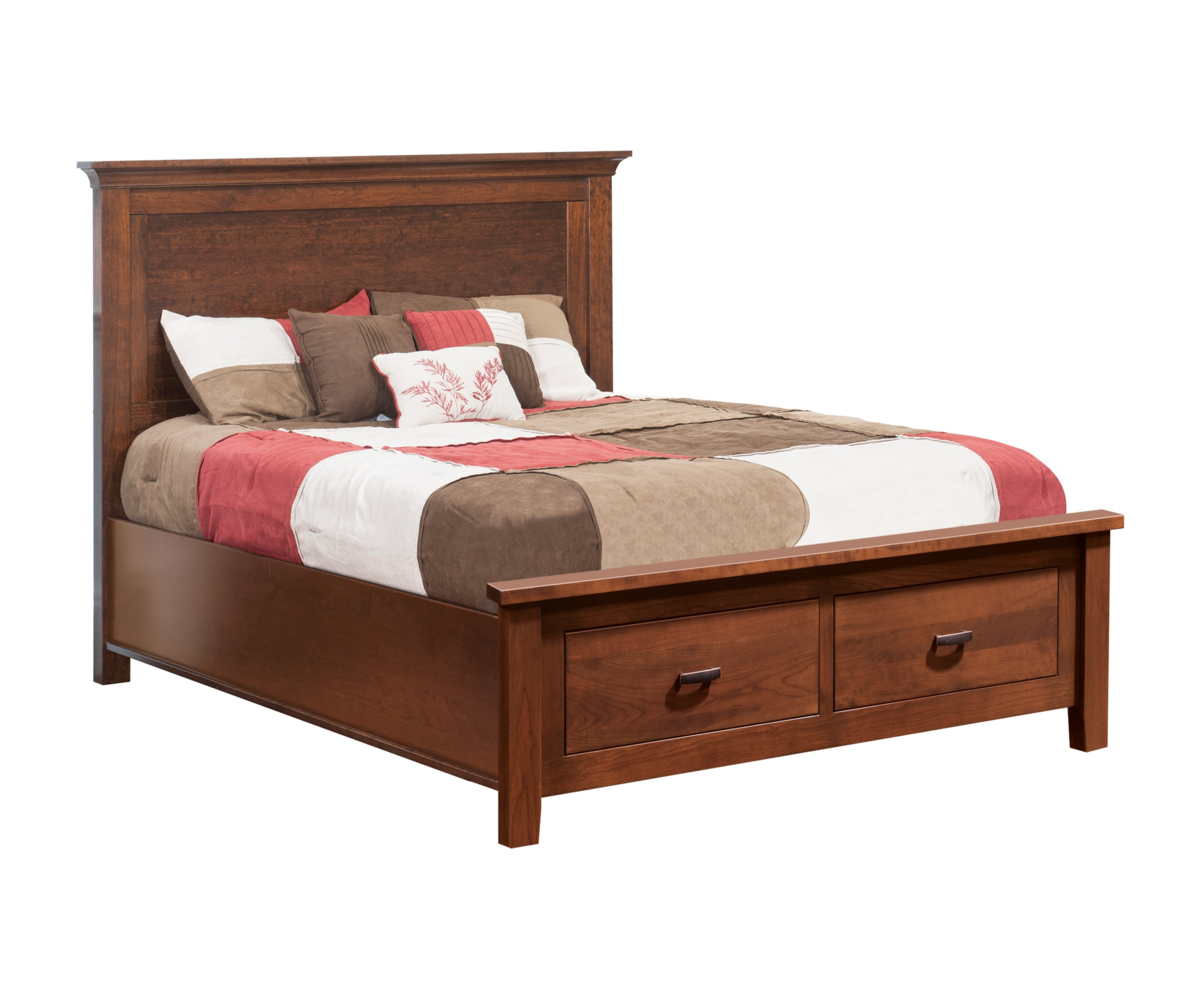 Arlington Bed with Footboard Storage 1 Arlington Bed with Footboard Storage