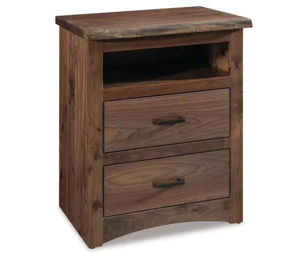 Bedroom 53 Live Wood 2 Drawer Nightstand