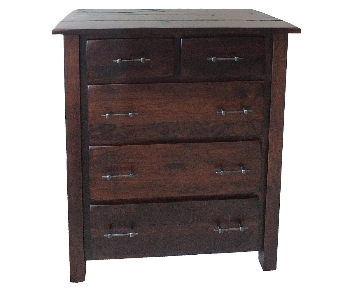 Barn Floor Mission 5 Drawer Chest 1 Barn Floor Mission 5 Drawer Chest
