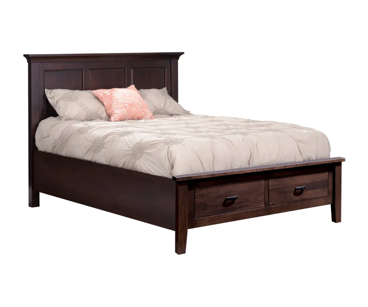 Ellington Bed with Footboard Storage 1 Ellington Bed with Footboard Storage