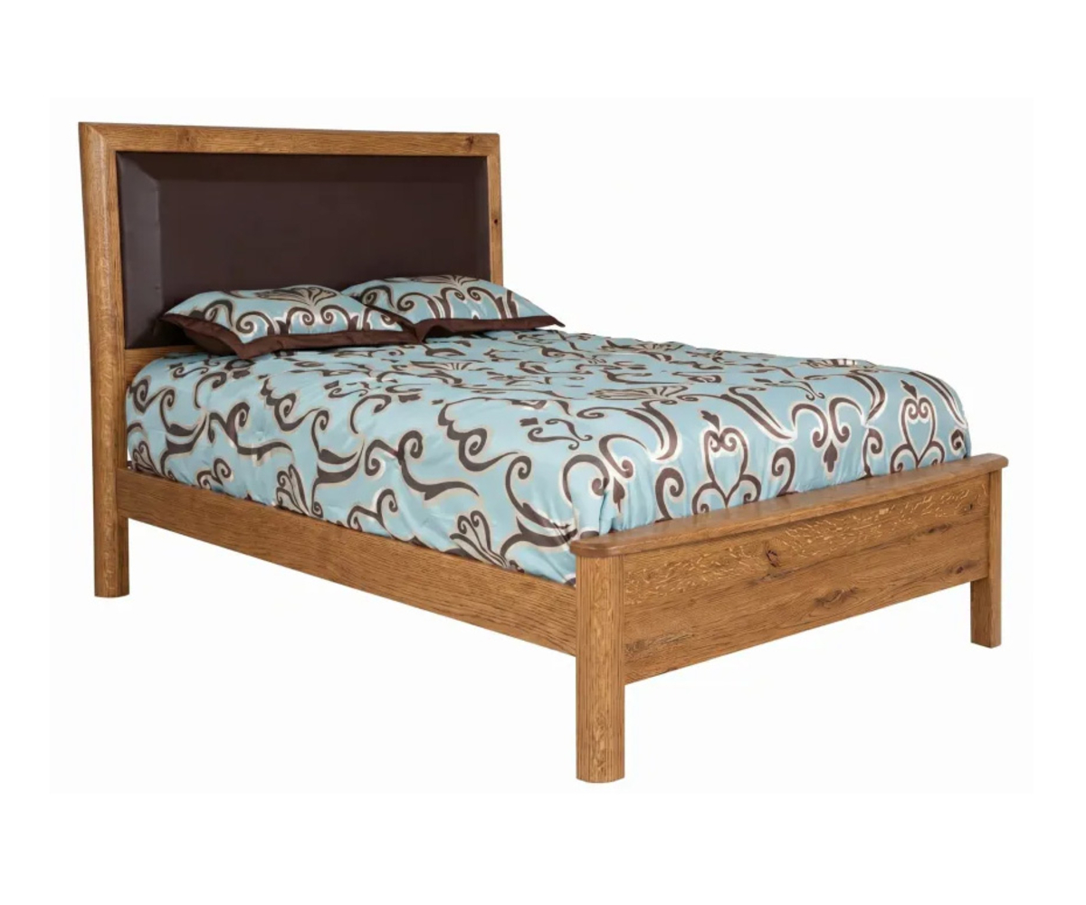 Meridian Leather Panel Bed 1 Meridian Leather Panel Bed