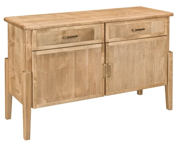 Century Sofa Table with Reeded Front