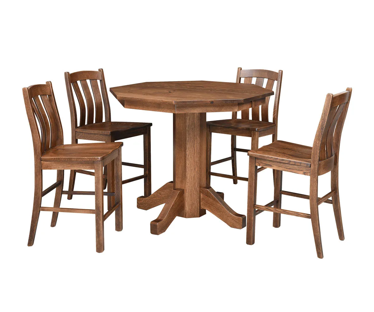 Raleigh 24" Stationary Bar Chair 2 Raleigh 24" Stationary Bar Chair - Image 2