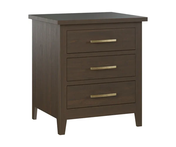 Lakeside 3 Drawer Nightstand