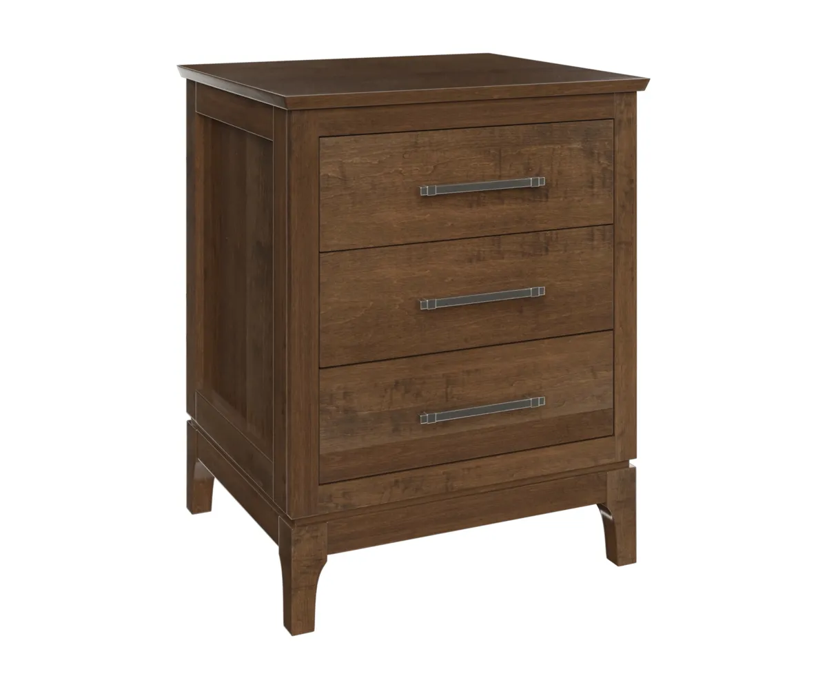 Boulder Creek 3 Drawer Nightstand 2 Boulder Creek 3 Drawer Nightstand - Image 2