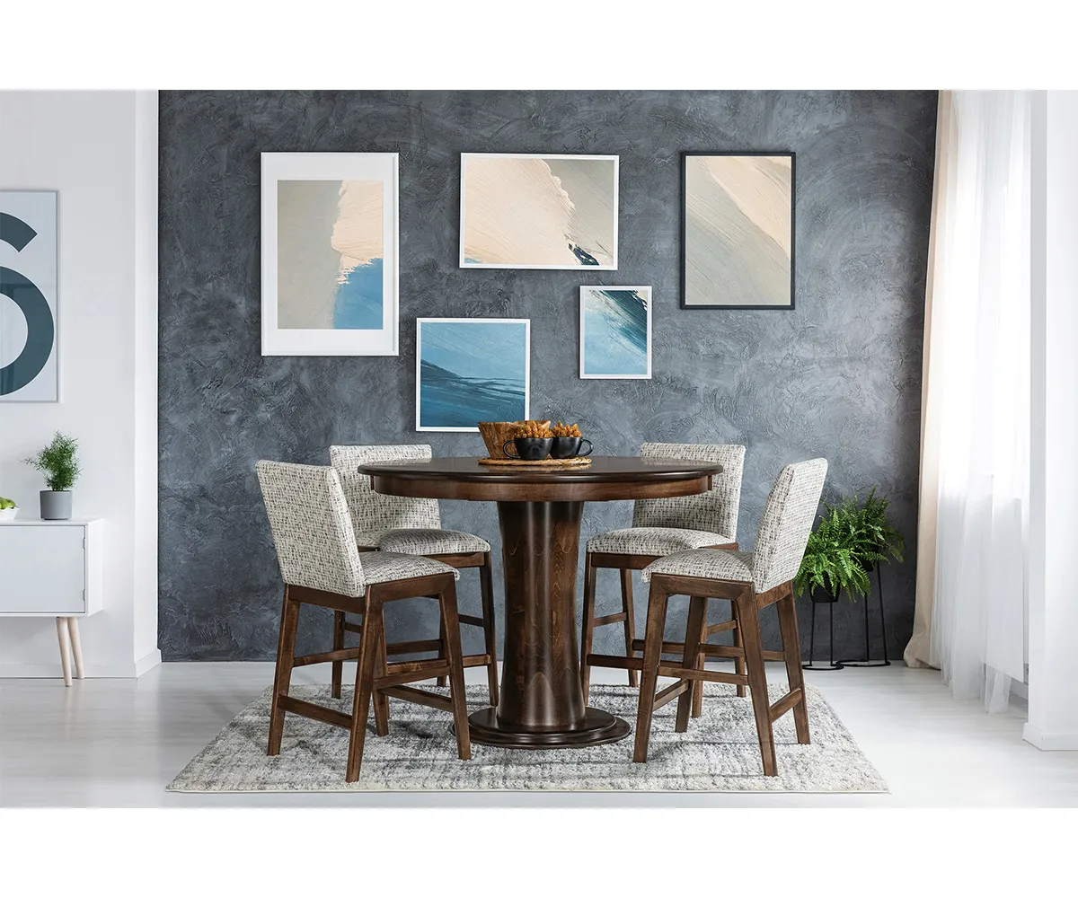 Alana Single Pedestal Table 4 Alana Single Pedestal Table - Image 4