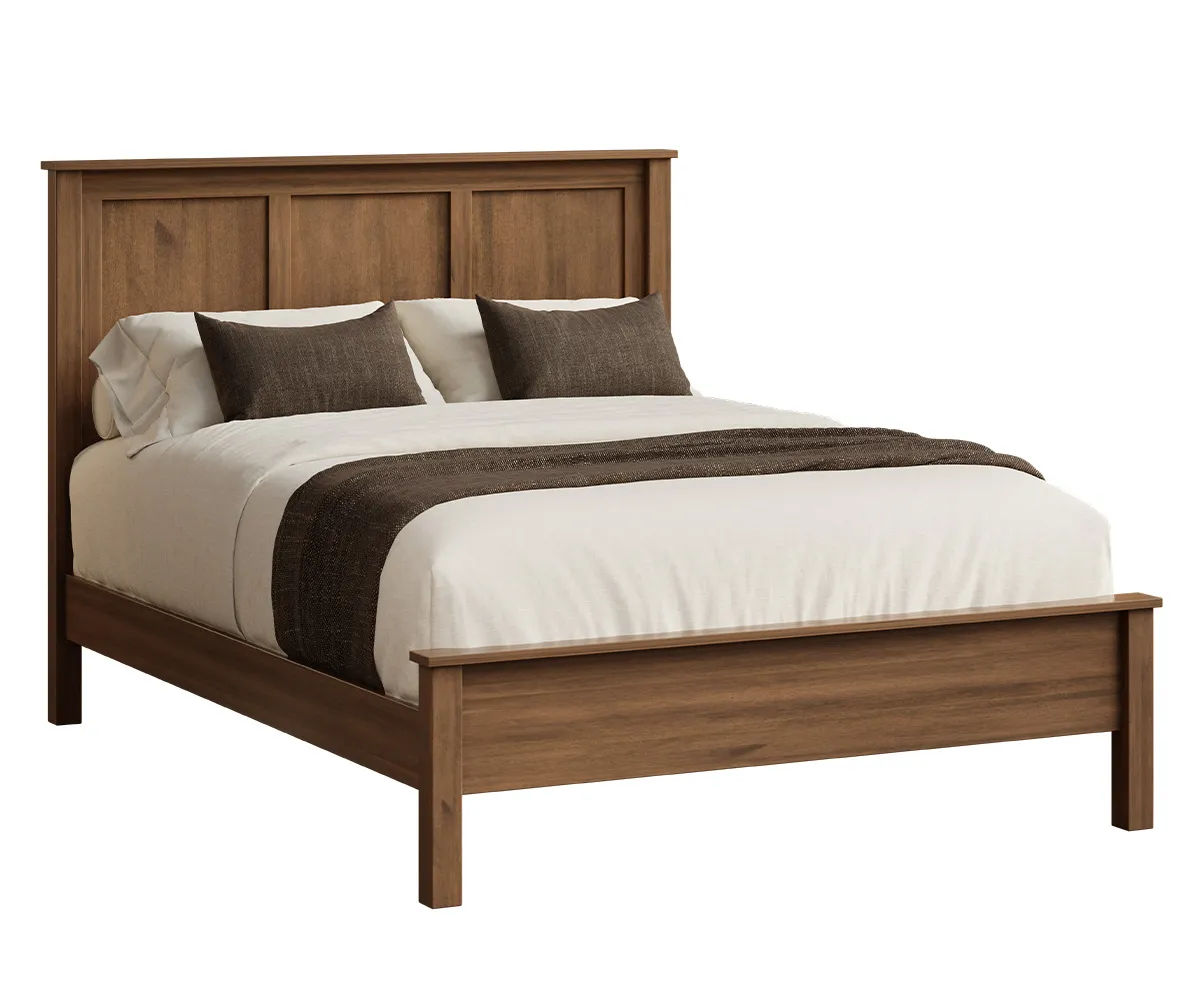 Lincoln Queen Bed with Low Footboard 1 Lincoln Queen Bed with Low Footboard