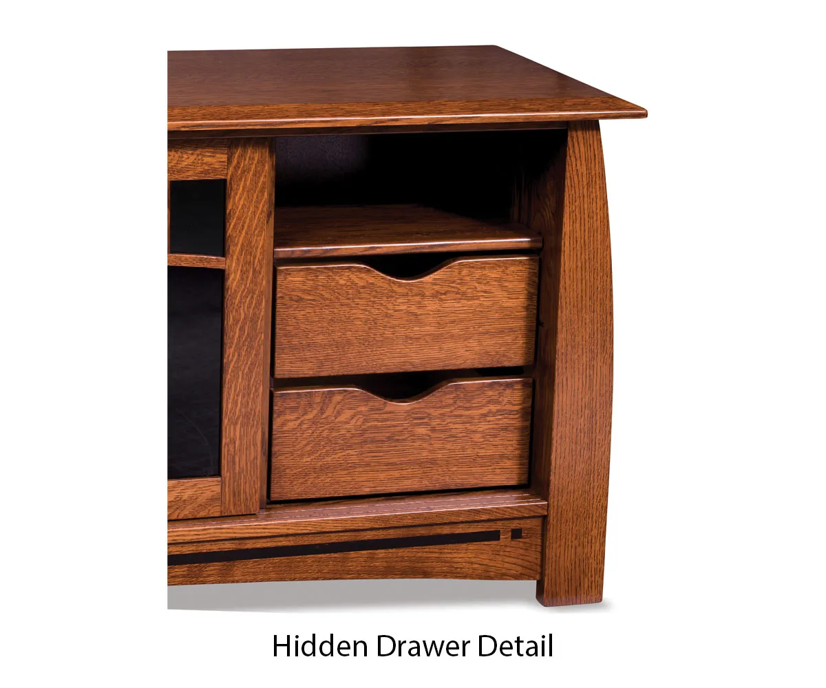 Boulder Creek Media Stand - 72"W 2 Boulder Creek Media Stand - 72"W - Image 2