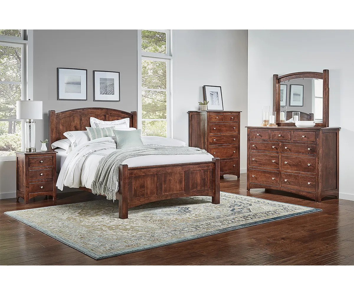 Finland Bed with Fabric Headboard 4 Finland Bed with Fabric Headboard - Image 4