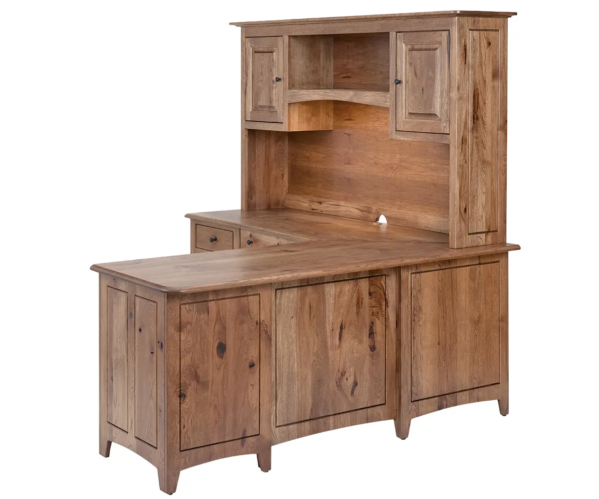 Dover L Desk With Hutch 2 Dover L Desk With Hutch - Image 2