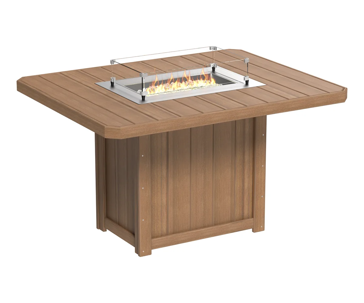Lumin Fire Pit Table 62" Rectangular - Counter Height 1 Lumin Fire Pit Table 62" Rectangular - Counter Height