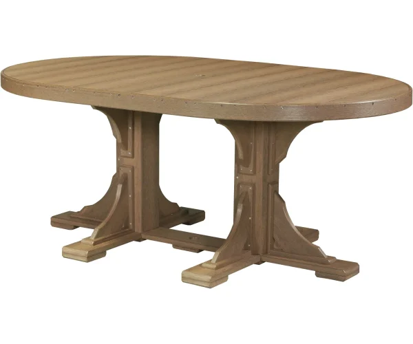 4' × 6' Oval Table - Dining Height
