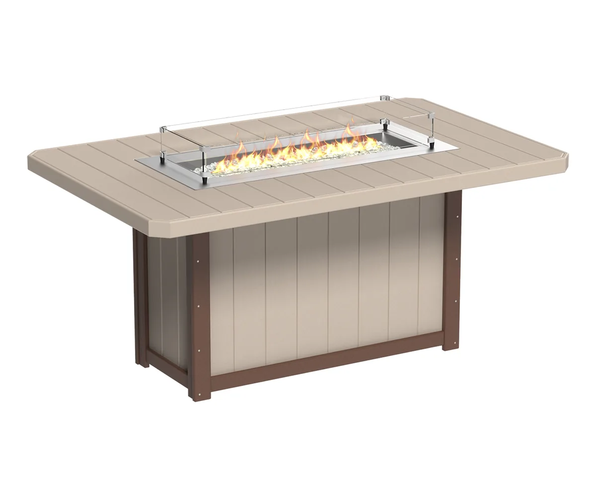 Lumin Fire Table 79" Rectangular - Counter Height 1 Lumin Fire Table 79" Rectangular - Counter Height