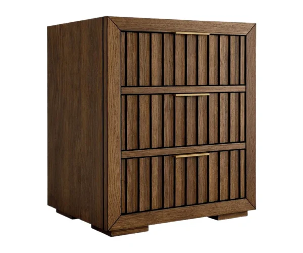 Cosmopolitan Loft 3 Drawer Nightstand - 26"W