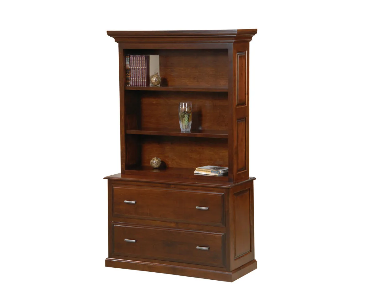 Newport Lateral File Cabinet with Bookcase 1 Newport Lateral File Cabinet with Bookcase