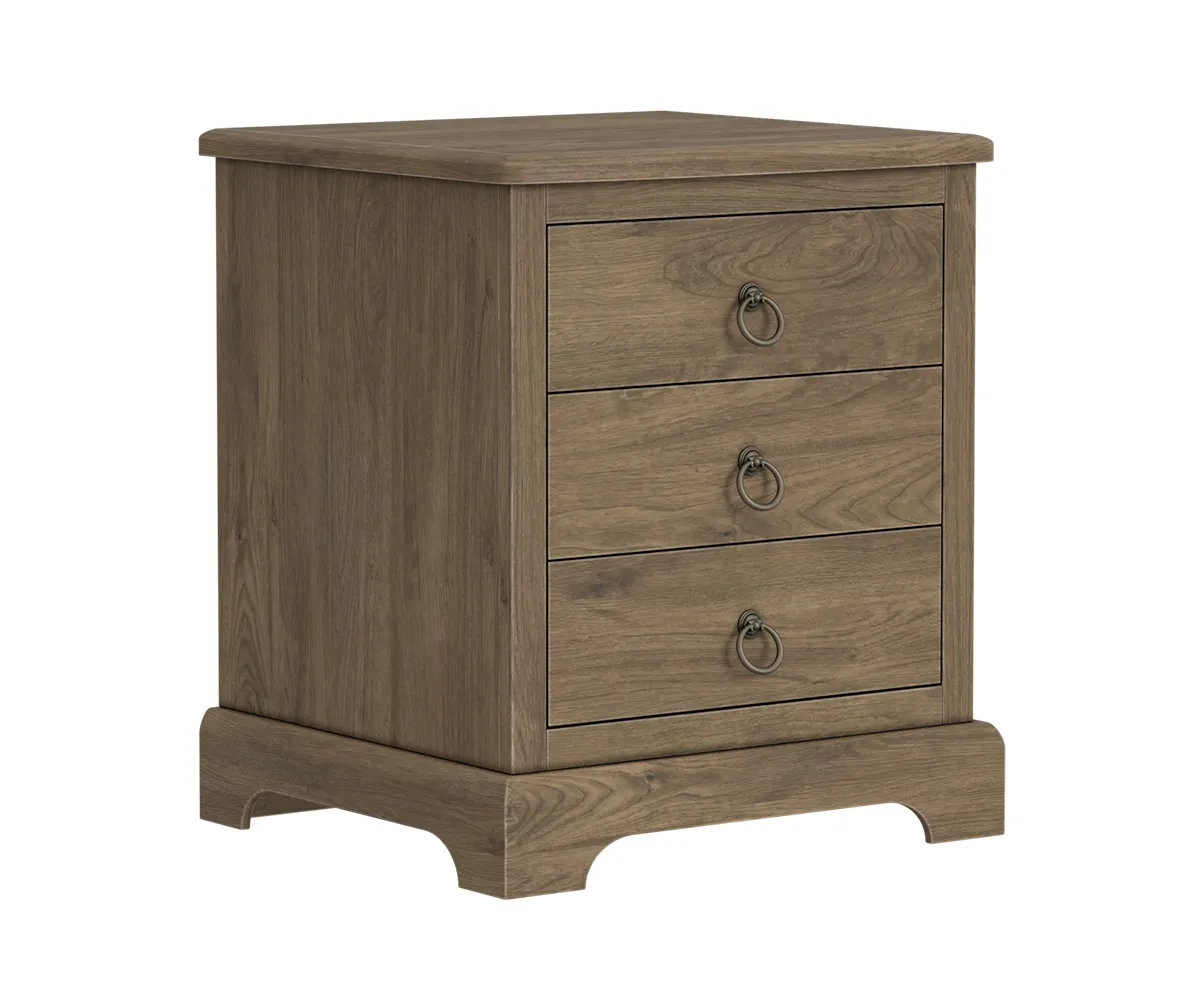 Ashford Grove 3 Drawer Nightstand 1 Ashford Grove 3 Drawer Nightstand