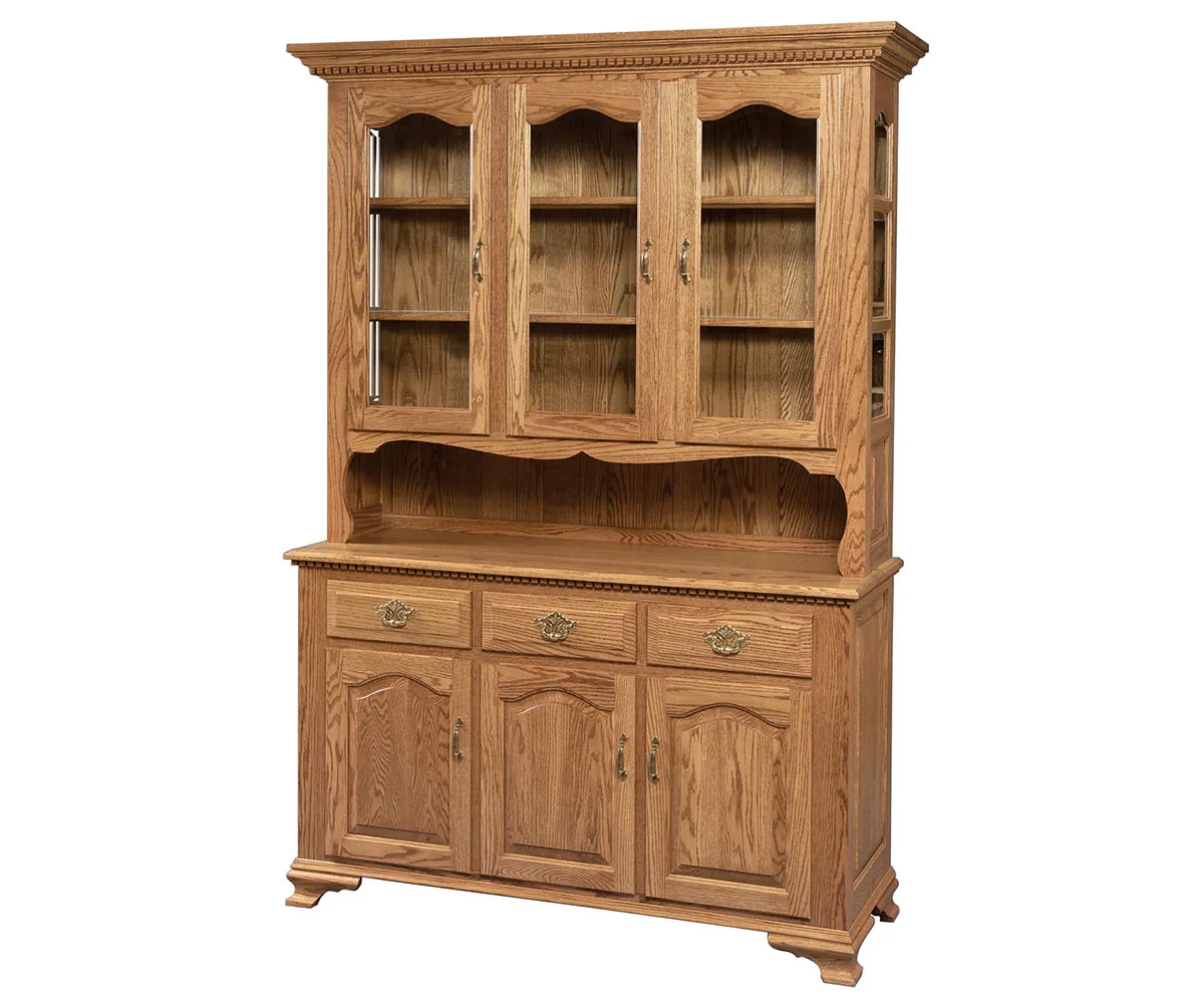 3 Door Buckeye Deluxe Hutch 1 3 Door Buckeye Deluxe Hutch