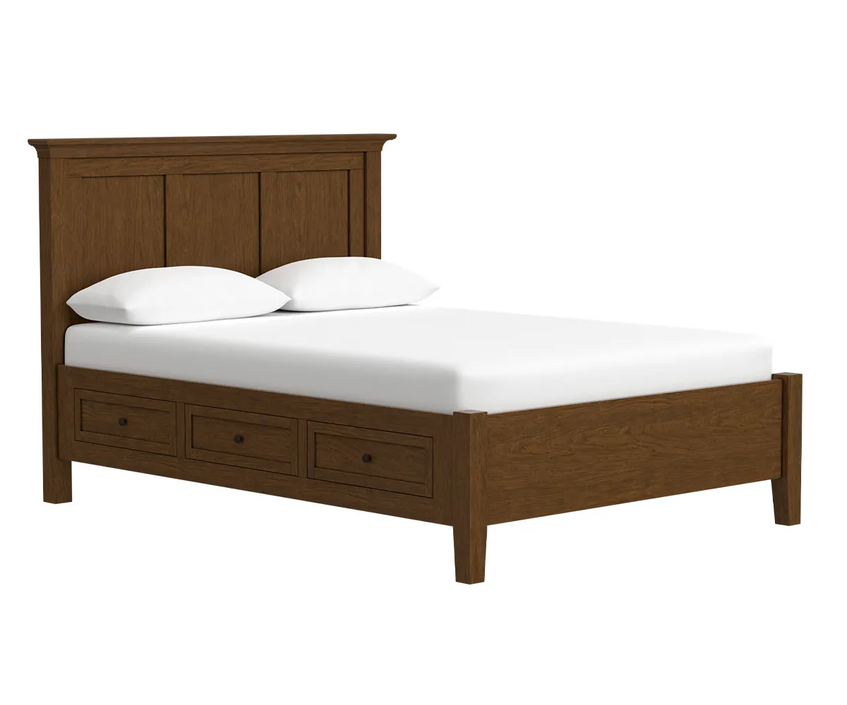 Cedar Hollow Bed with Side Storage 1 Cedar Hollow Bed with Side Storage