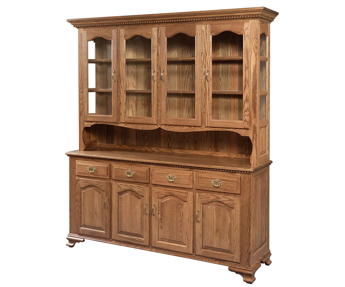 4 Door Buckeye Deluxe Hutch 1 4 Door Buckeye Deluxe Hutch